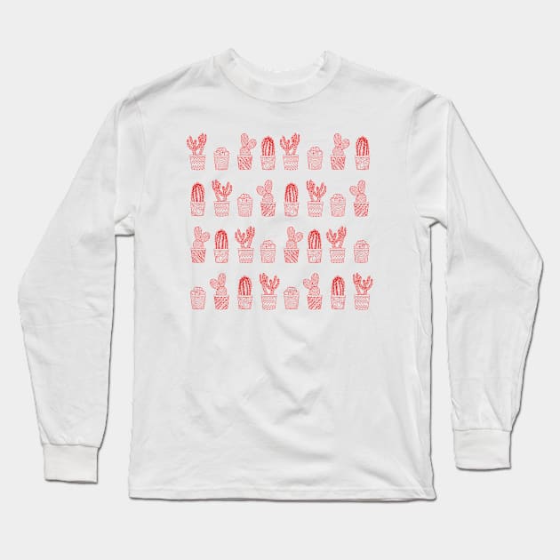 Cacti Long Sleeve T-Shirt by Velvet Earth